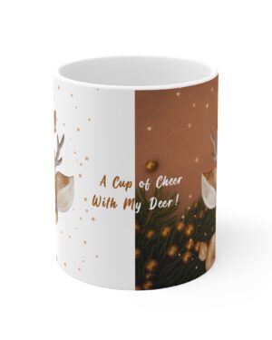 Festive "Oh Reindeer" Mug - Perfect for Christmas Cheer!