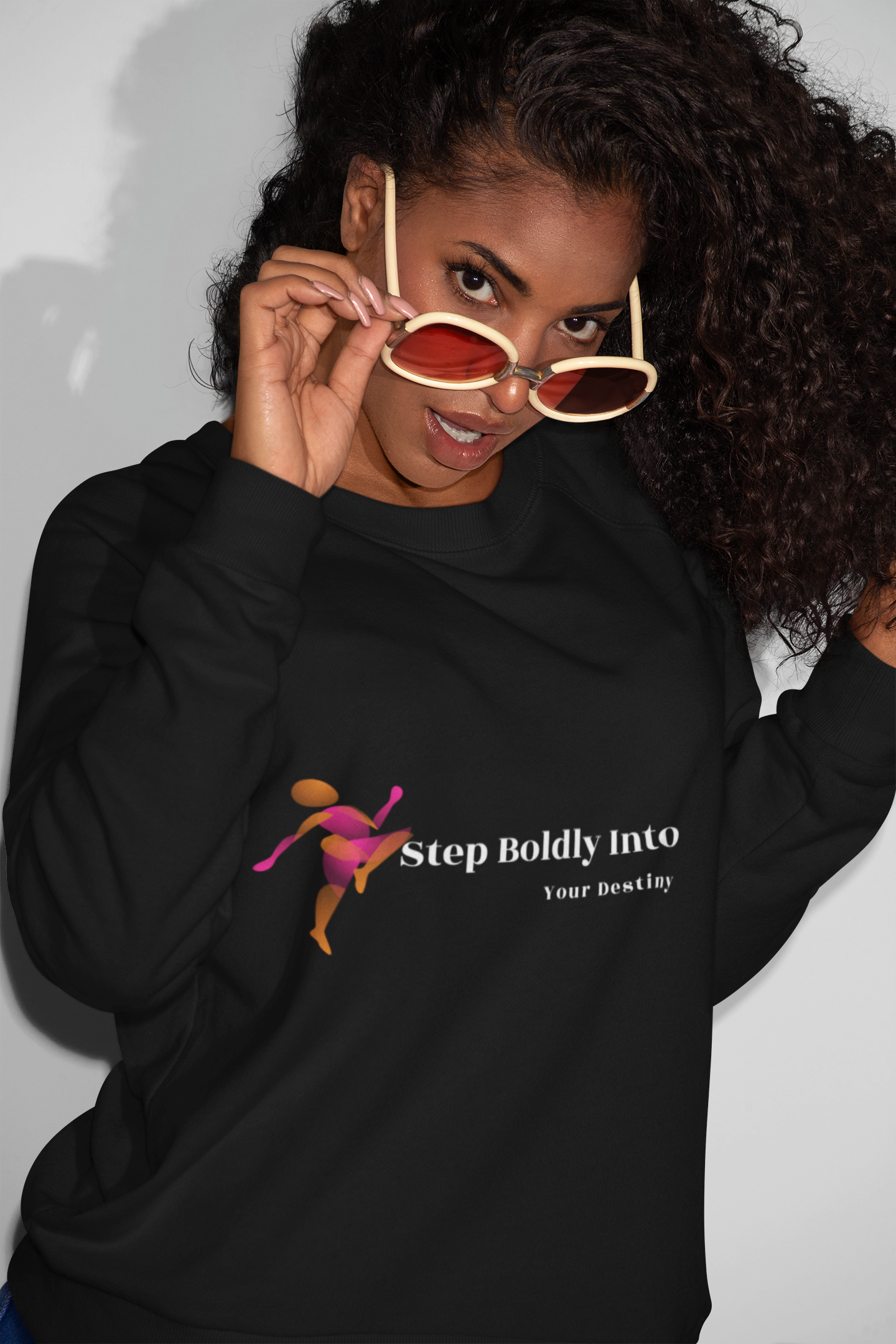 SWEATSHIRT: "Step Boldly Into Your Destiny" Unisex Hoodie